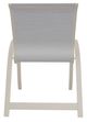 Telescope Casual Aruba Abalone/Desert Aluminum/Fabric Outdoor Sling Stacking Arm Chair-3