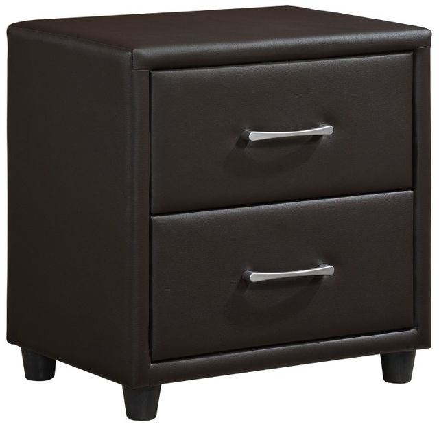 Homelegance® Lorenzi Dark Brown Nightstand-0