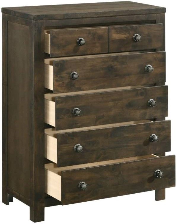 New Classic® Home Furnishings Blue Ridge Rustic Gray Chest-2