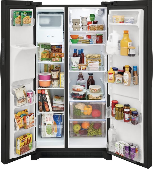 Frigidaire® 36 in. 25.6 Cu. Ft. Black Side-by-Side Refrigerator-2