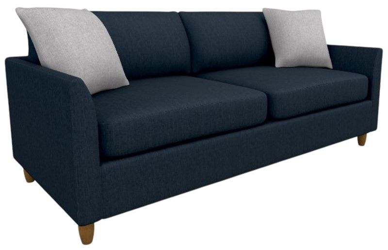 Best® Home Furnishings Customizable Bayment Full Memory Foam Sofa Sleeper with Honey Birch Legs