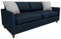 Best® Home Furnishings Customizable Bayment Full Memory Foam Stationary Sofa Sleeper with Honey Birch Legs