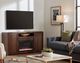 aspenhome® Cooper Dark Cocoa 66" Fireplace Console-1