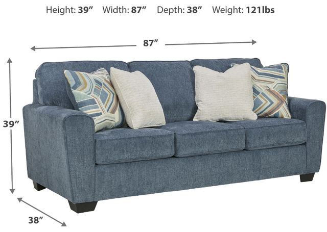 Signature Design by Ashley® Cashton Blue Sofa-3