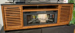 Signature Design by Ashley® Kallari Black/Warm Brown 84" TV Stand