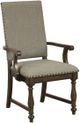 Mazin Furniture Stonington Brown/Gray Dining Room Arm Chair-0