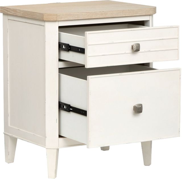 Magnussen Home® Echo Isles Driftwood/Sea Pearl Telephone Table-1