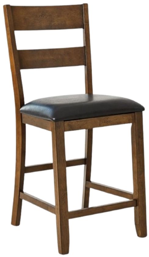 A-America® Mariposa Rustic Whiskey Ladder Back Bar Stool-0