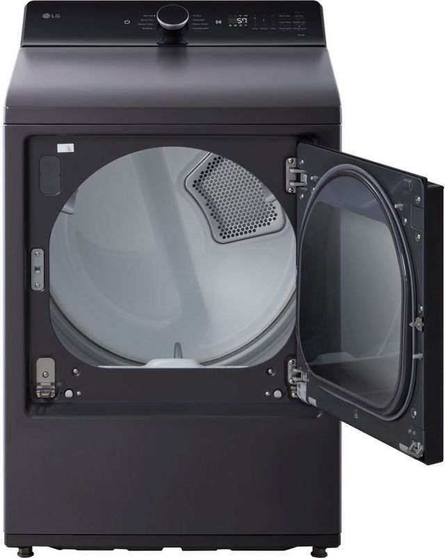 LG 7.3 Cu. Ft. Matte Black Gas Dryer-3