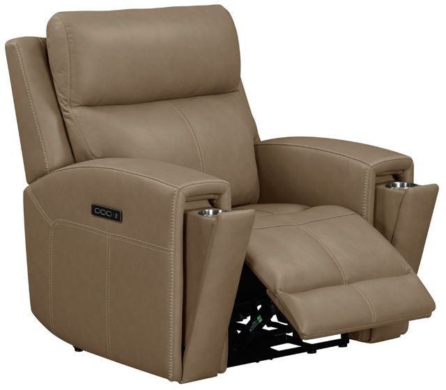 Liberty Furniture Camden Aline Toast Leather Power Recliner-1