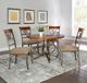 Powell® Hamilton 5-Piece Bronze/Medium Cherry Dining Table Set-4