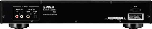 Yamaha® Black CD Player-1