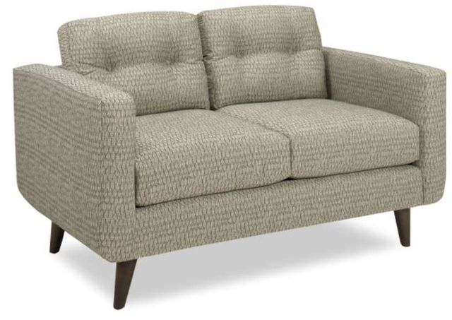 Parker Southern Margo Brushed Nickel/Etched Gunmetal Loveseat-0