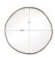 Uttermost® Lowen Antique Brass Round Mirror-2