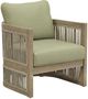 Signature Design by Ashley® Vision Lane 2-Piece Beige/Green Fabric/Wooden Outdoor Lounge Chair-2