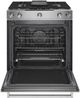 KitchenAid® 30" Stainless Steel Slide In Dual Fuel Range-1