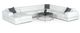 VIG Furniture Divani Casa Pella White U Shaped Sectional Sofa-1