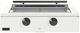 Caliber™ Rockwell Social 2-Burner Matte White Built-In Natural Gas Grill with Pewter Hardware-0