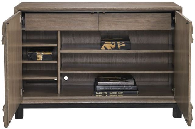 Lexington Home Zanzibar Tripoli Black/Brown Hall Chest-2