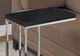 Monarch Specialties Inc. Espresso Top Accent Table with Chrome Base -2