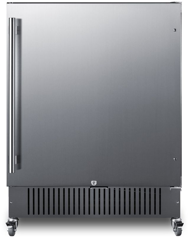 Summit® 27" Stainless Steel Under the Counter Refrigerator-0