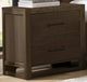 Vaughan-Bassett Lodge & Loft Dark Oak 2-Drawer Nightstand-0