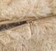 HiEnd Accents Ruched Rabbit Cream Euro Pillow-2
