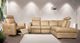 Fornirama 743 3-Piece Beige Sectional with Adjustable Headrest Set-1