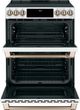 Café™ 30" Matte White Slide In Double Oven Induction Range-1