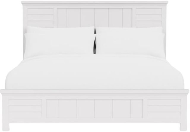 Riverside Furniture Cora Cloud King Louver Bed-1