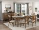 Homelegance® Tigard Beige/Cherry Dining Side Chair-1