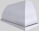 Vent-A-Hood® Designer Series 60" White Wall Mounted Range Hood-2