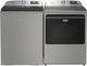Maytag® Pet Pro Classic Silver Top Load Washer & Electric Dryer Laundry Pair-0