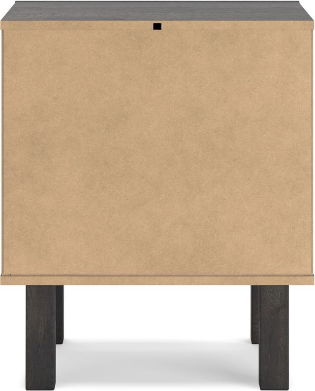 Signature Design by Ashley® Toretto Rustic Charcoal Nightstand-2