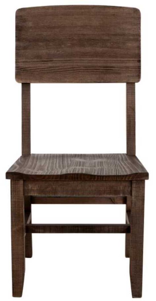 International Furniture Direct Sahara Caramel Side Chair-3