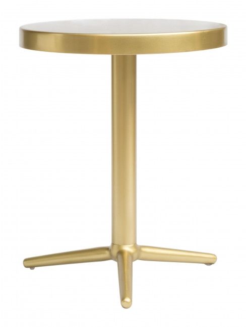 Zuo® Modern Derby Brass Accent Table-1