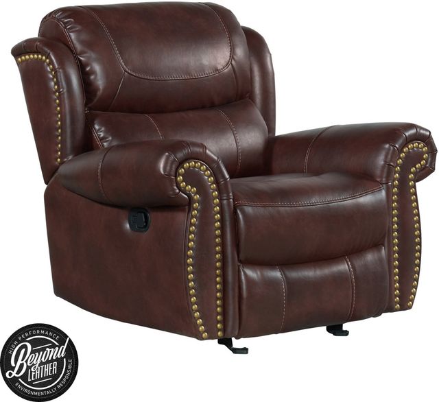 Intercon Hyde Park Banner Mahogany Recliner-0