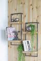 A & B Home Black/Brown Wall Shelf with Two Shelves-3