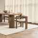 Classic Home Labelle Tan Oak Dining Arm chair-1