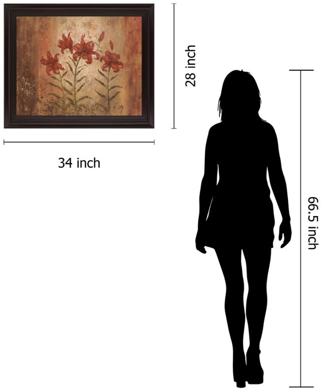 Classy Living Amber Lily Trio Wall Art-1