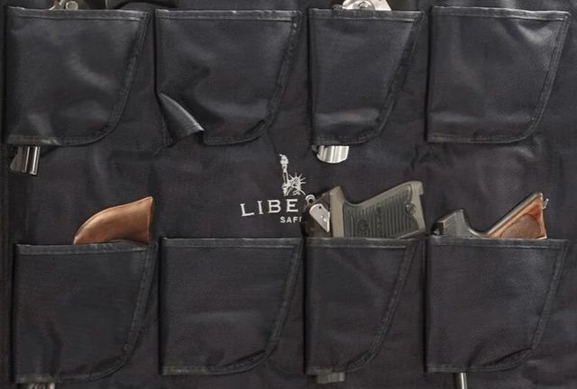 Liberty Safe Black 26" x 49" Gun Safe Door Panel Organizer-1