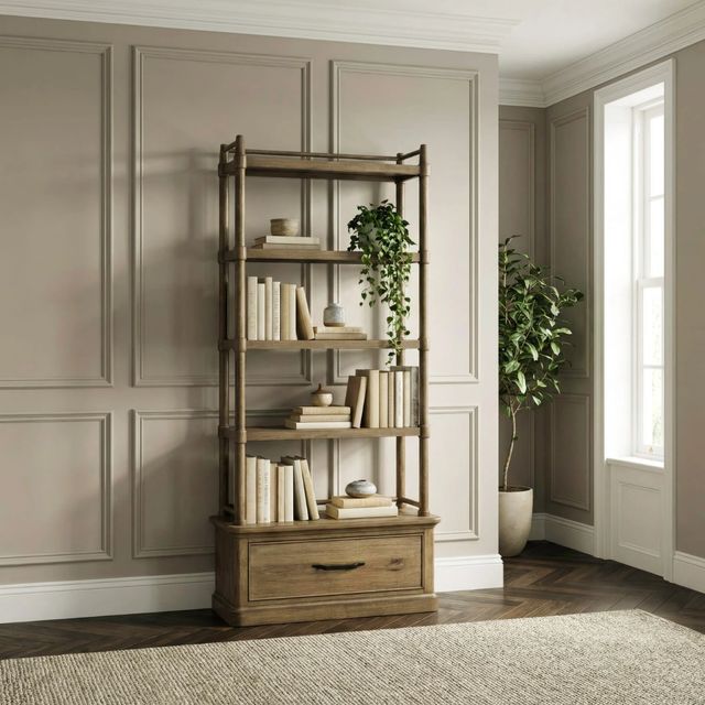 Liberty Furniture Hickory Grove Heirloom Brown Bookcase-1
