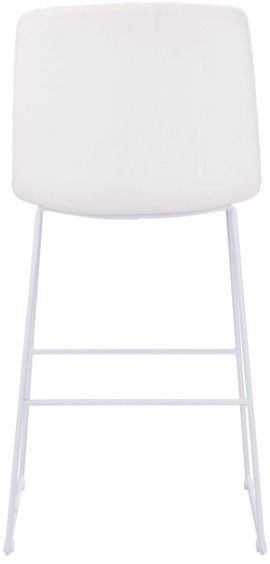 Zuo® Modern Mode 2-Piece White Bar Chairs-3