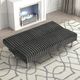 Furniture of America® Hinwil Dark Gray Futon Sofa Bed-1