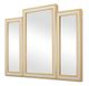 Currey & Company Arden Ivory/Satin Brass Vanity Mirror-1