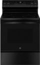 GE® 400 Series 30" Black Freestanding Electric Range-0
