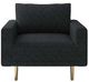 Furniture of America® Elverum Black Chair-1