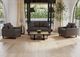 International Furniture Direct Mita Gray Arm Chair-3