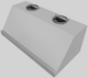 Vent-A-Hood® 48" Wall Mounted Range Hood-Stainless Steel-4