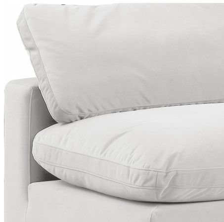 Meridian Furniture Comfy 3-Piece Cream Armless Modular Sofa -4